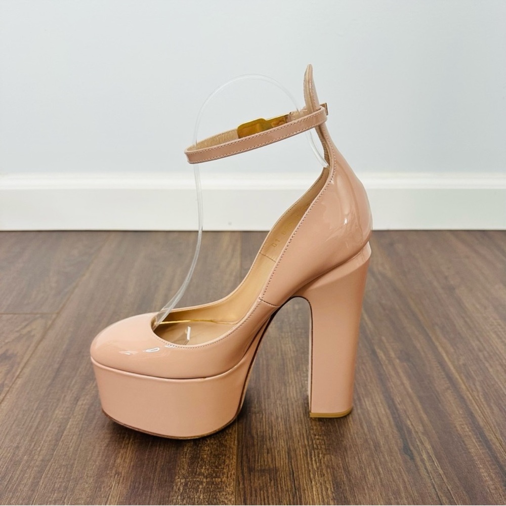 Valentino Garavani Patent Leather Platform Pumps - Picture 8 of 13